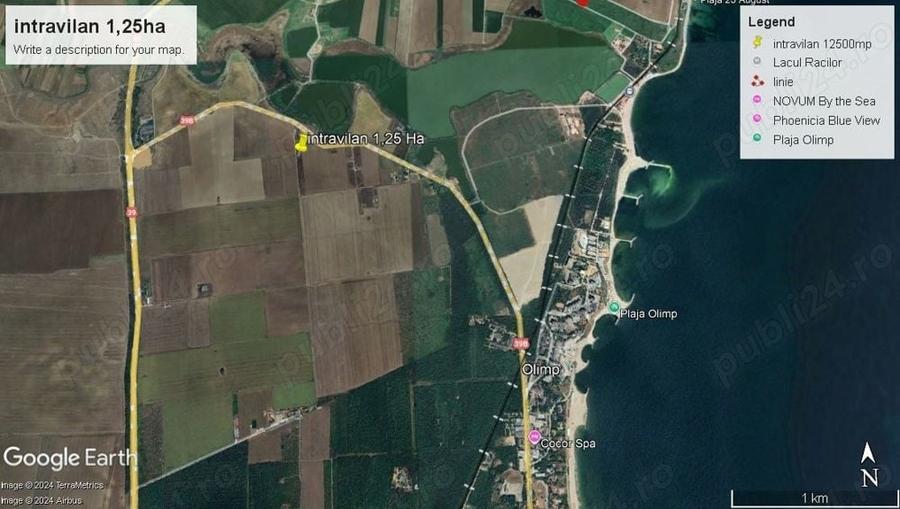 Teren de 12500 mp, în 23 August