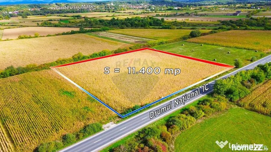 Teren de 11400 mp, în Finteușu Mare