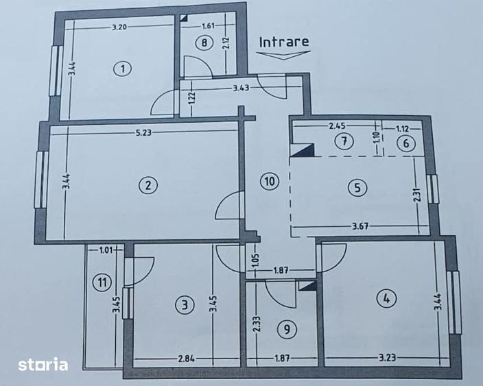 Apartament 4 camere decomandat de vanzare - Tudor - mobilat si utilat - 4