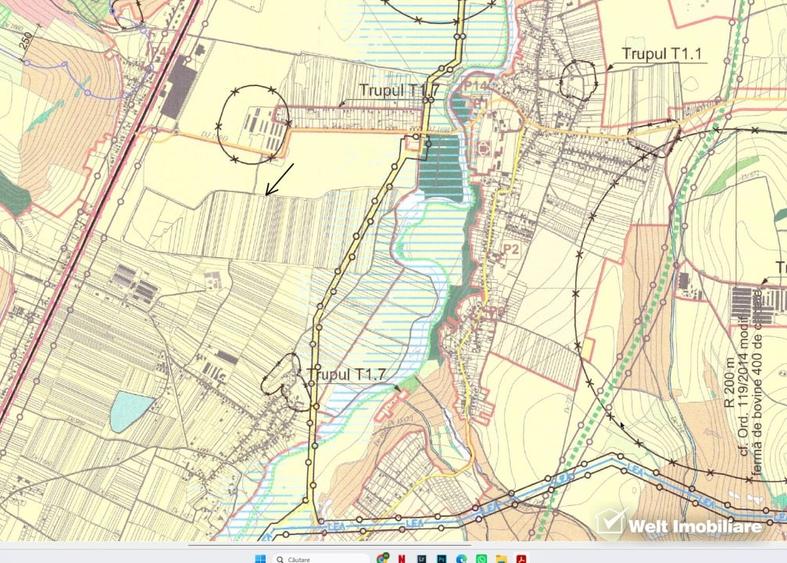 Teren agricol intravilan de 5800 mp, în Jucu de Mijloc