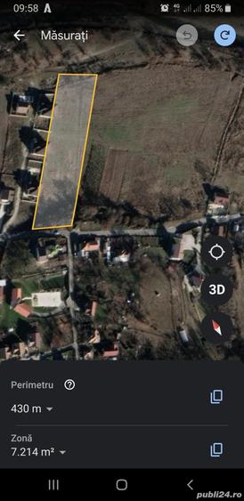 Teren de 7294 mp, în Central