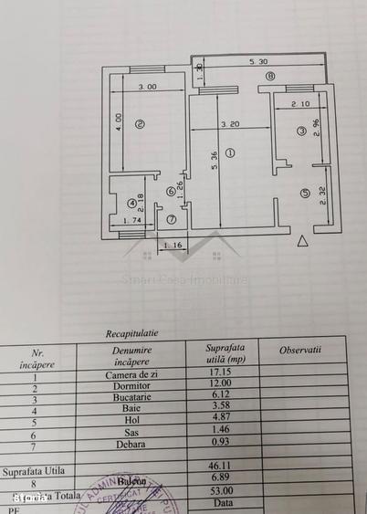2 camere iintermediar Podu Ros - Piata Nicolina - 1