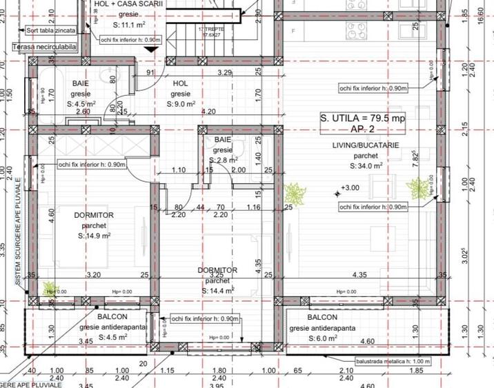 Apartament cu 3 camere decomandat în Dâmbovița