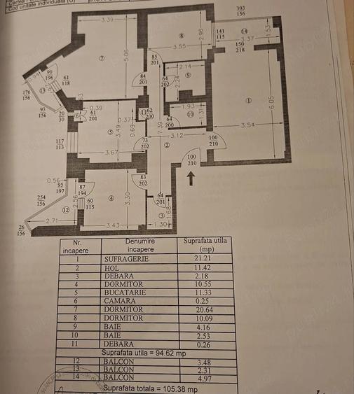 Apartament cu 4 camere decomandat în Ultracentral