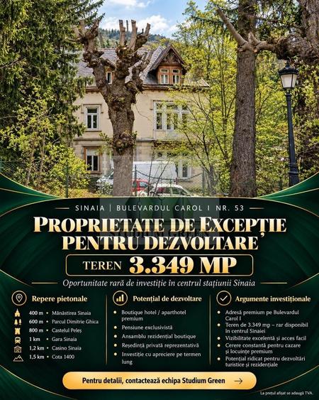 Teren Construcții intravilan de 3349 mp, în Central