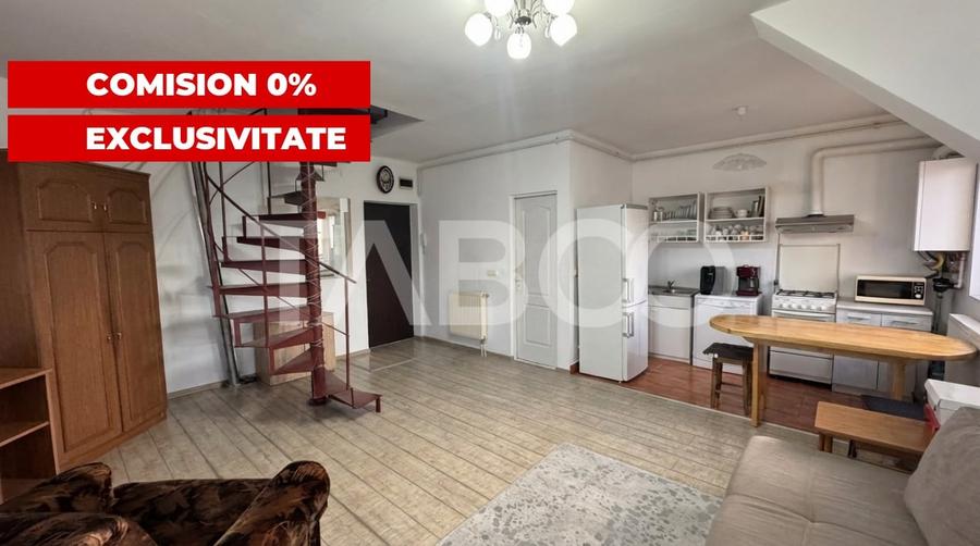 Apartament cu 3 camere decomandat, mobilat în Valea Aurie