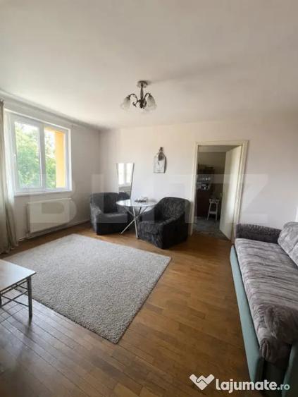 Apartament cu 2 camere, 45.56 mp, etaj 2, zona centrala, Tur - 1