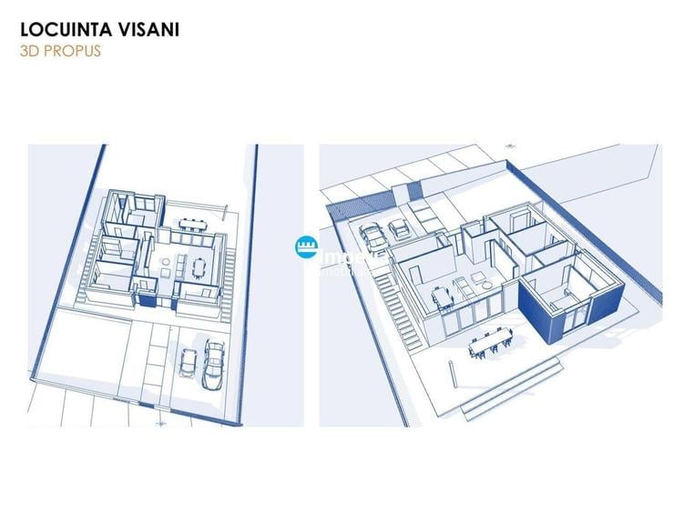 Proiect modern, plan parter cu 1000 mp teren oportunitate in Bucium - 4
