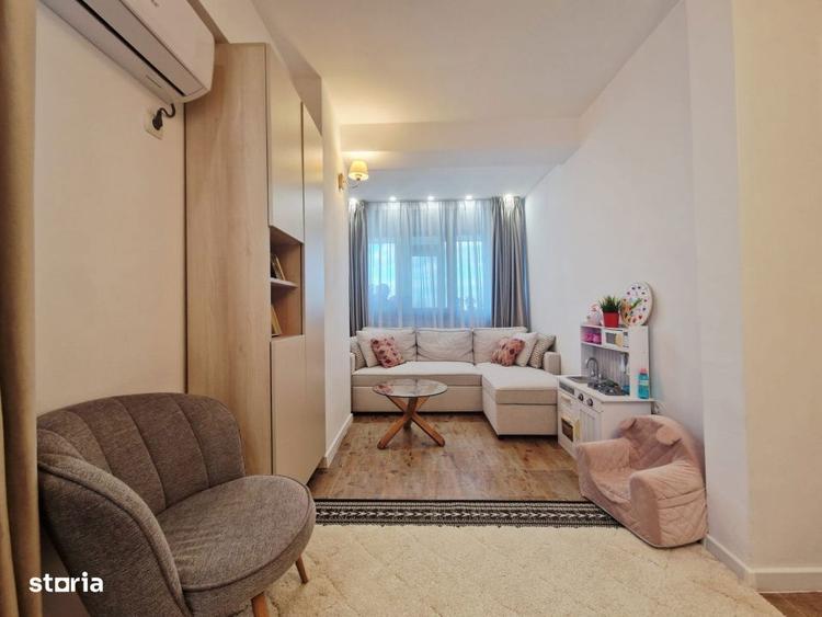 Apartament cu 2 camere semidecomandat, mobilat în Baicului
