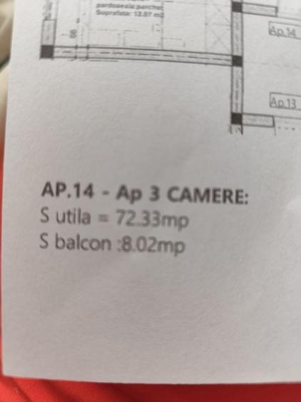 Apartament cu 3 camere decomandat în Sânpetru