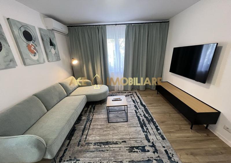 Apartament cu 2 camere decomandat, mobilat în Brâncoveanu
