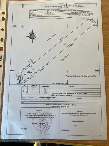 Teren de 3545 mp, în Aurel Vlaicu