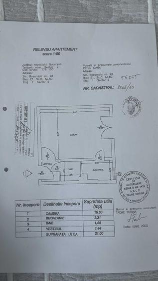 Garsonieră semidecomandată în Basarabia