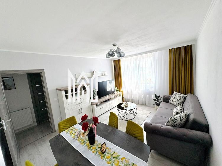 Apartament cu 3 camere decomandat, mobilat în Turnișor