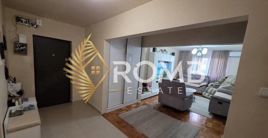 Apartament cu 3 camere, mobilat în Mărăști