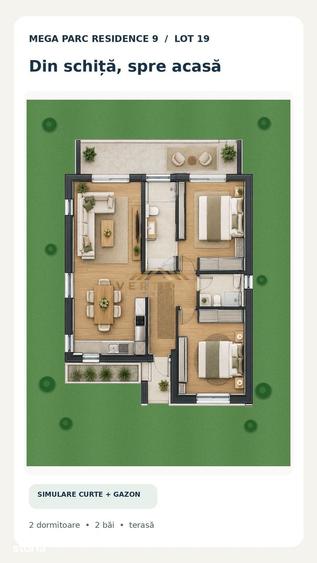 Casă cu 3 camere cu Teren 335 Mp în Vidra