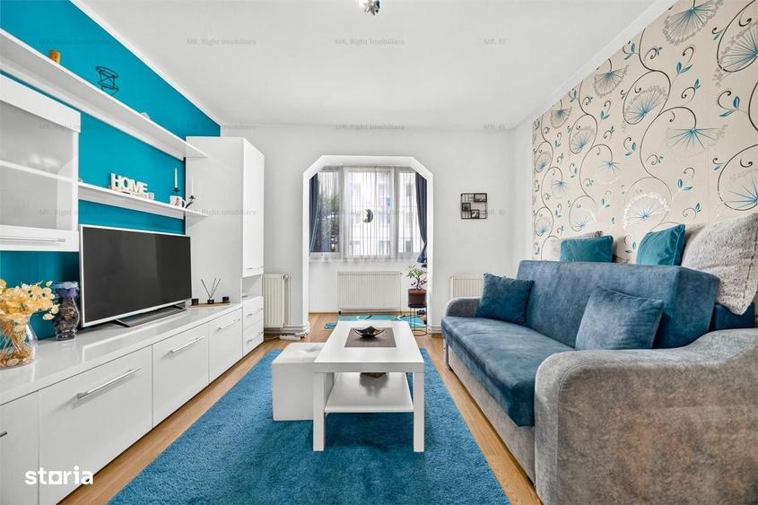 Apartament cu 2 camere semidecomandat în Nord