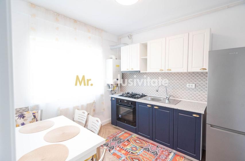 Apartament cu 2 camere semidecomandat, mobilat în Nord