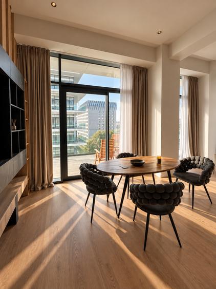 Apartament cu 3 camere semidecomandat în Barbu Văcărescu