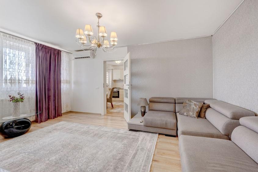 Apartament cu 2 camere semidecomandat, mobilat în 1 Mai