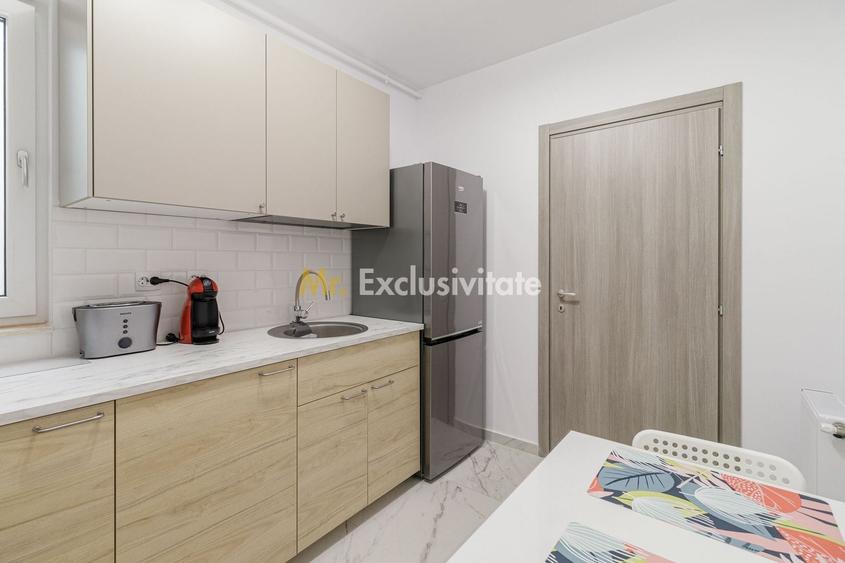 Apartament cu 2 camere decomandat, mobilat în Calea Călărașilor