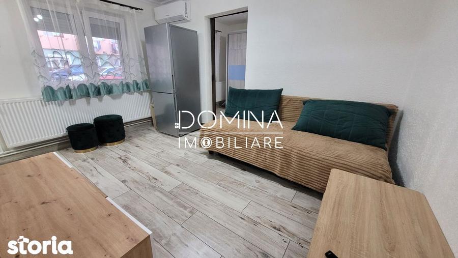 Apartament cu 2 camere semidecomandat, mobilat în Central