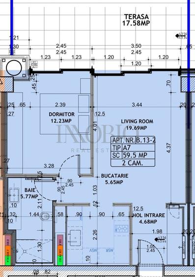 Apartament cu 2 camere, mobilat în Floreasca