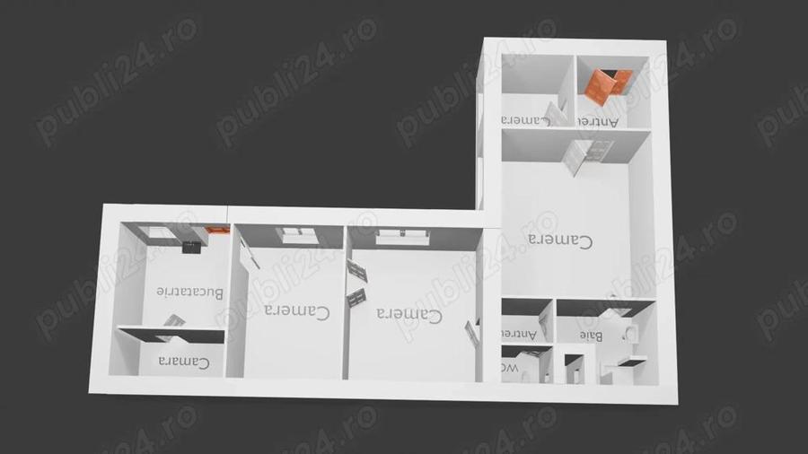 Locuin?a ultracentrala compusa din doua apartamente cu intrari separate - 2