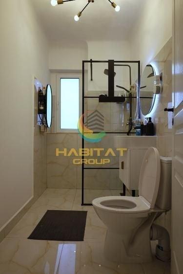 Apartament cu 3 camere semidecomandat, mobilat în Universitate