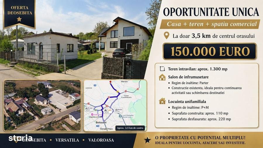 Casă cu 3 camere în Răchiți