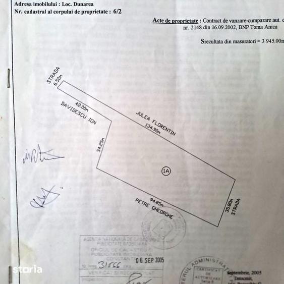 Teren de 4000 mp, în Seimeni