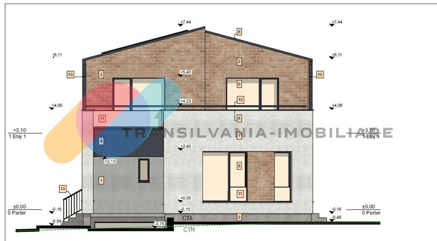 Duplex cu 4 camere cu Canalizare în Iris