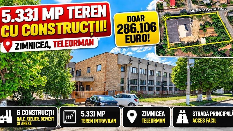 Spațiu industrial, de 2,046 mp, în Zimnicea