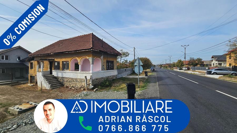 Casă individuală cu 3 camere cu Teren 130 Mp în Exterior Est