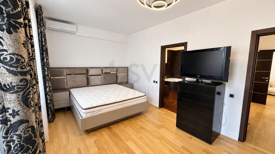 Apartament cu 3 camere semidecomandat, mobilat în Herăstrău