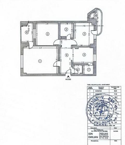 Apartament 3 camere Unirii, Mircea Voda, Octavian Goga, Biblioteca Nationala - 12