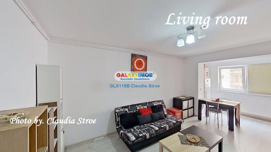Apartament cu 2 camere semidecomandat, mobilat în Theodor Pallady