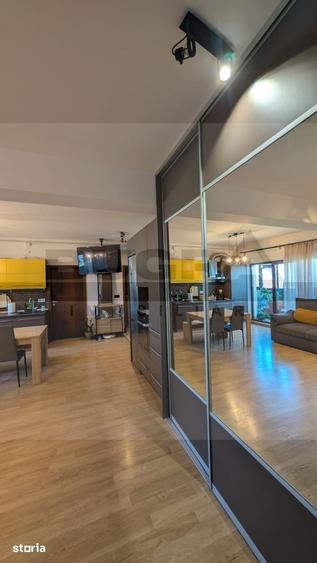 Apartament cu 3 camere semidecomandat, mobilat în Europa