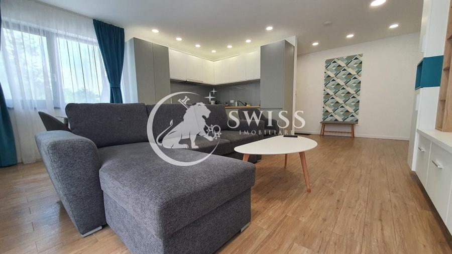 Apartament cu 2 camere semidecomandat, mobilat în Central