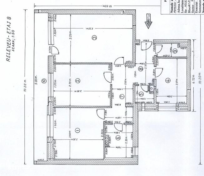 Apartament cu 3 camere decomandat în Berceni
