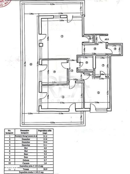 Apartament cu 4 camere decomandat în Voluntari