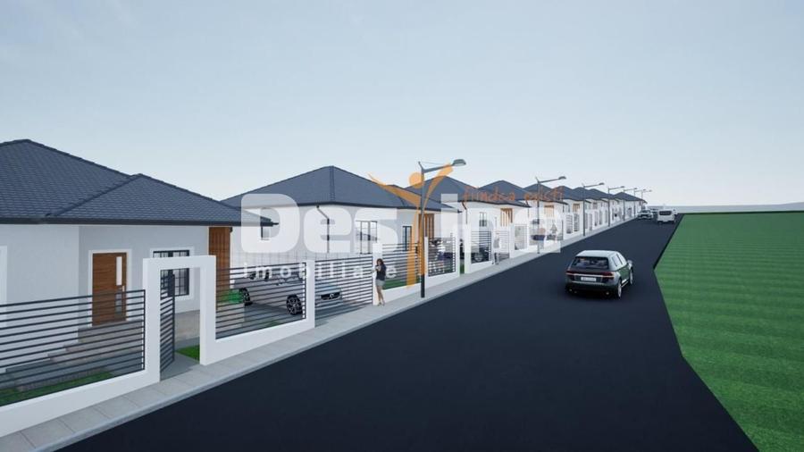Casă individuală cu 3 camere cu Canalizare în Lumina