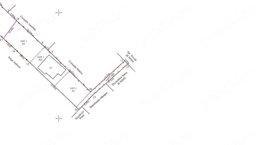 Proprietar, vand teren cu casa P, batraneasca, Str.Trivale, Pitesti