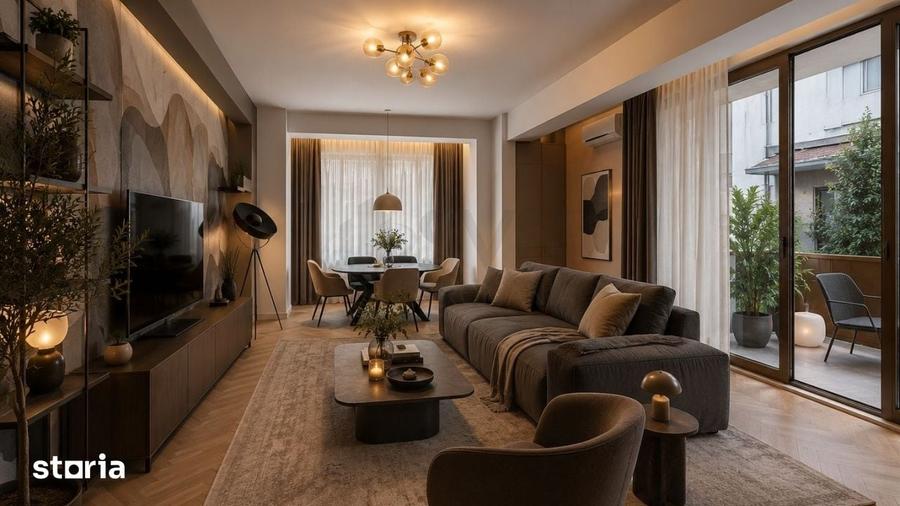 Apartament cu 3 camere semidecomandat, mobilat în Aviatorilor