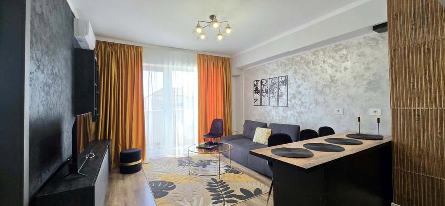 Apartament cu 2 camere nedecomandat în Nufărul