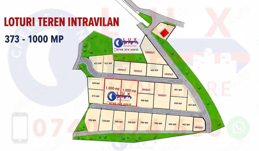 Teren de 373 mp, în Babadag