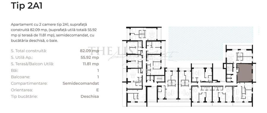 Apartament cu 2 camere ansamblu de lux zona PIPERA PLAZA - 1