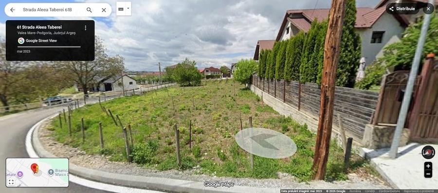 Teren intravilan 798 mp, front dublu, pretabil lotizare | ?tefane?ti - 2