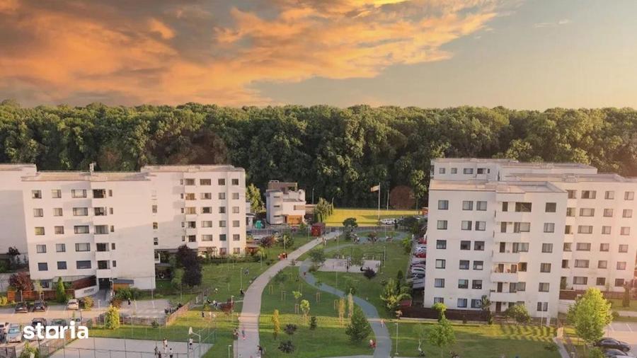 Apartament cu 2 camere, mobilat în Băneasa