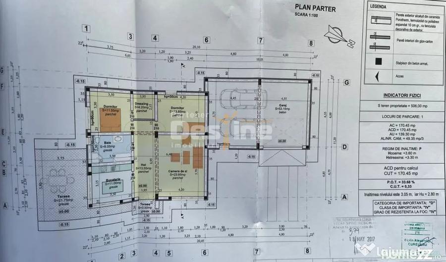 Casă cu 3 camere cu Teren 506 Mp în Miroslava